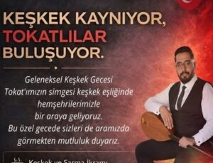 Tokatlılar Geleneksel Keşkek programı düzenliyor