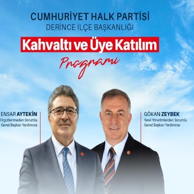 CHP Derince’de üye katılım töreni