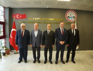 Kamil Akın’dan kaymakam Kaya’ya ziyaret