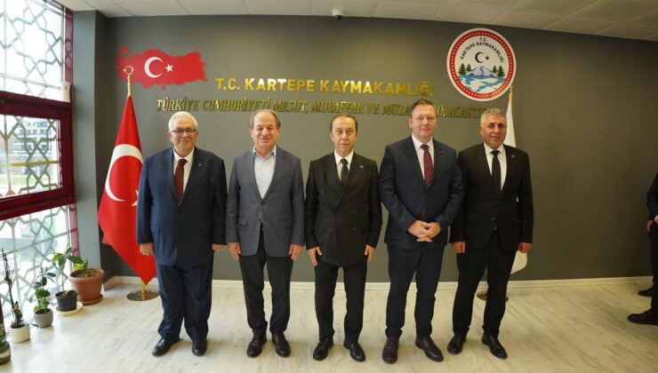 Kamil Akın’dan kaymakam Kaya’ya ziyaret