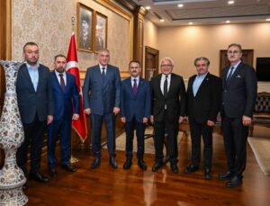 Abhaz Derneklerinden vali Aktaş’a ziyaret