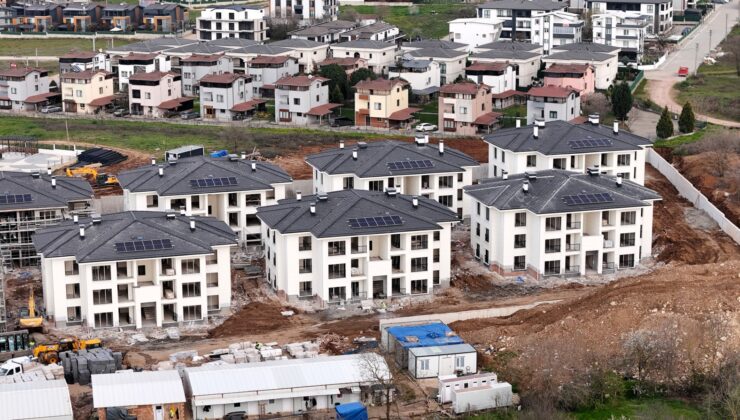 Kartepe Kent Konut Evleri’nde kaba inşaat tamam