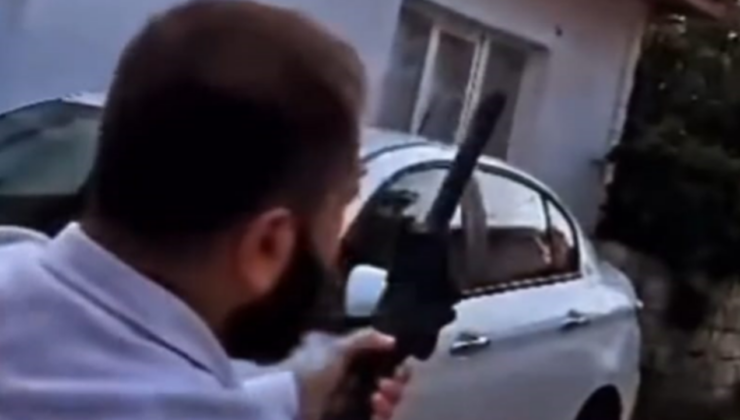 Otomıbilden rastgele havaya ateş açtı, soluğu cezaevinde aldı