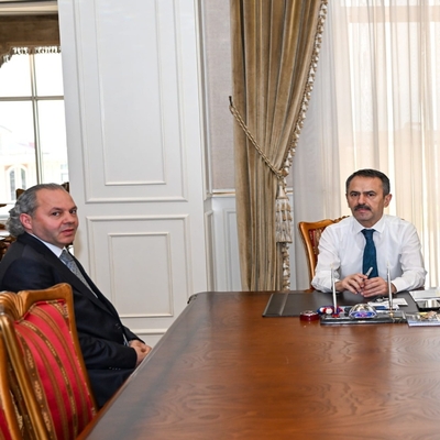 Vali Aktaş, Murat Mustafa Yavuz’u kabul etti