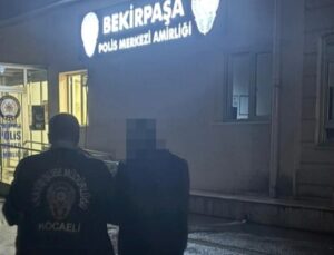 Hapis cezası bulunan hırsız gece yarısı yakalandı