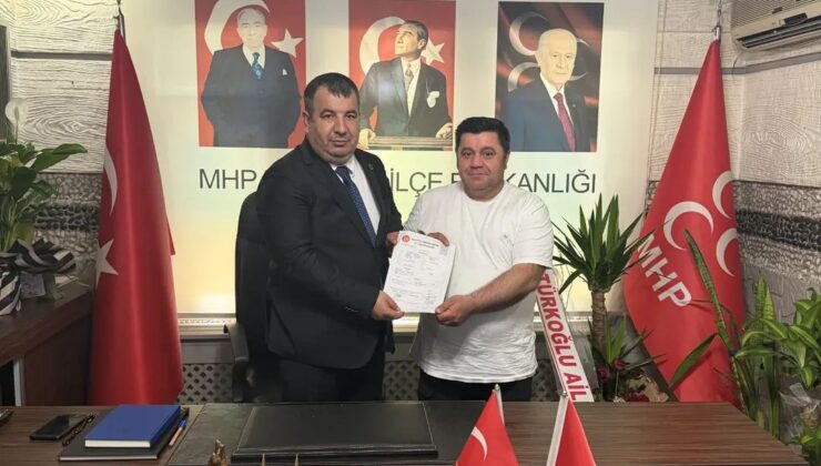 Baklava ustası Cengiz Canbey MHP’ye üye oldu