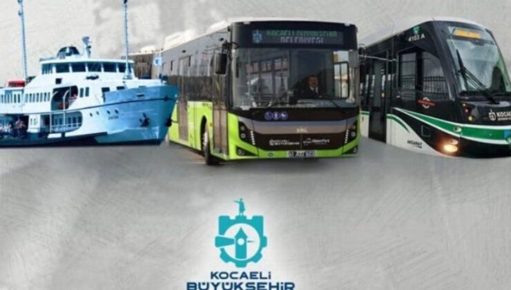 Kocaeli’de bayramda ulaşım ÜCRETSİZ