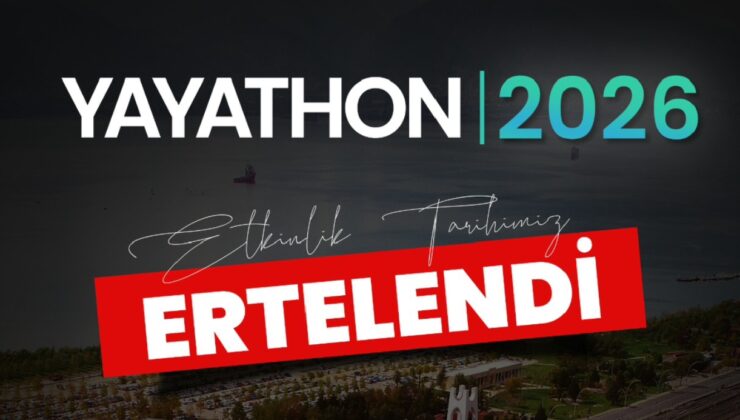Yayathon ileri bir tarihe ertelendi