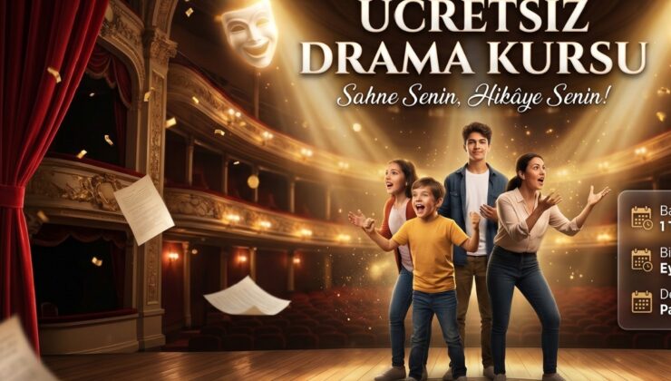 Derince de ücretsiz drama kursu kayıt süreci başladı