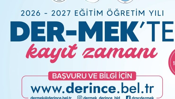 DER-MEK’te Kayıtlar başlıyor