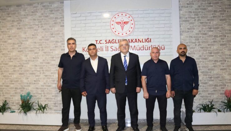 Muhtar Kaya’dan İl Sağlık Müdürlüğü’ne ziyaret
