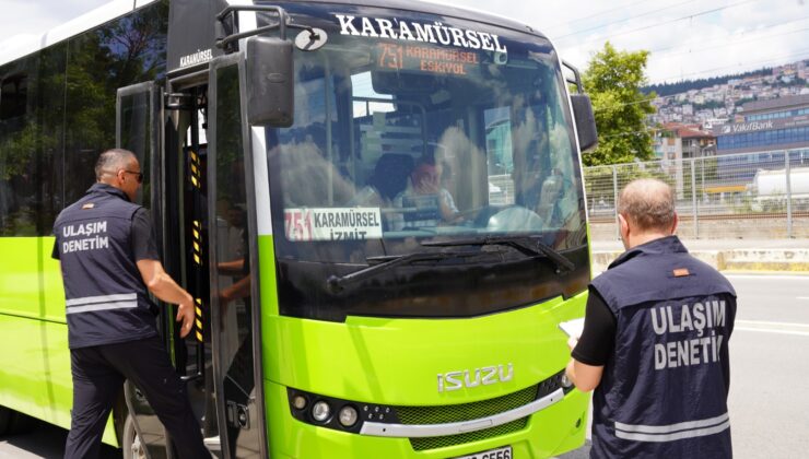 Kocaeli’de Özel halk otobüslerinde klima denetimi