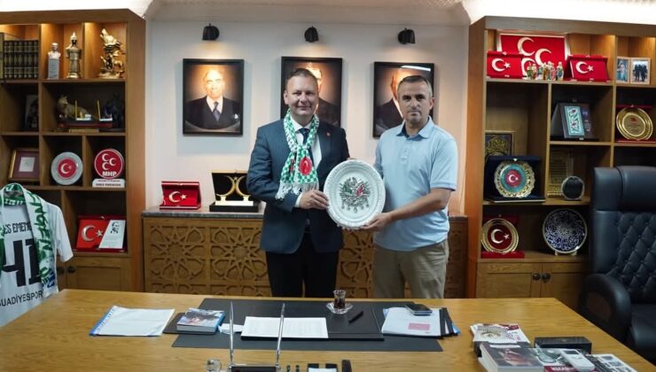 Amasyalılar’dan Emengen’e hayırlı olsun ziyareti