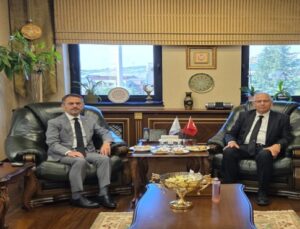 Vali Aktaş’ran rektör Cantürk’e başsağlığıı ziyareti