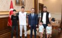Vali Aktaş minik şampiyonları tebrik etti