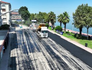 Karamürsel Plaj Yolu Caddesi çok güzel oldu