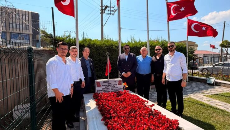 MHP Darıca’dan şehitlik ziyareti