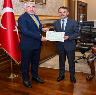 Karaduman’dan Vali Aktaş’a veda ziyareti