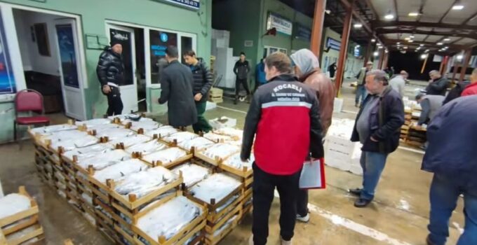 Başiskele’de Balık Halinde denetimler sıkılaştırıldı