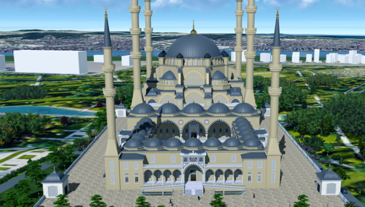 Gebze Millet Bahçesi’ne dev cami geliyor! Çalışmalar hız kesmeden sürüyor