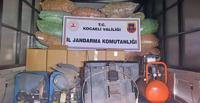 Kocaeli’de 4 Milyon TL’lik kaçak tütün baskını!