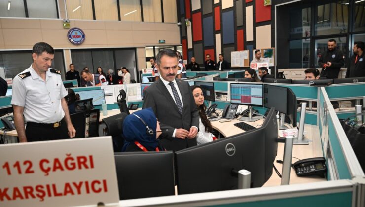 Vali Aktaş’tan 112’ye YAKIN TAKİP