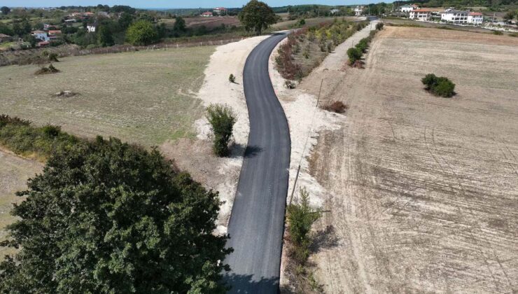 Potlar yolu yenilendi, Kandıra’da ulaşım rahatladı