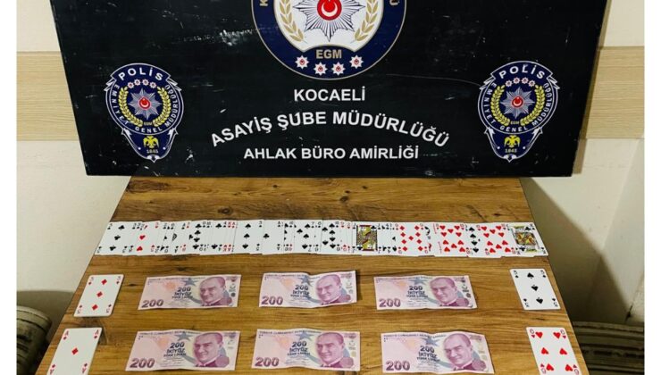 Kocaeli de Kumar oynayanlara  Baskını!