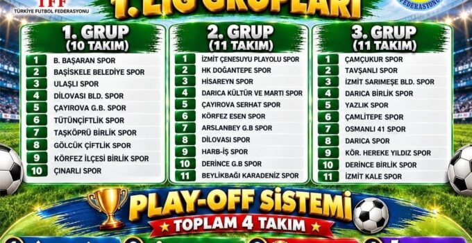 Kocaeli 1. Amatör Küme yeni sezona hazır
