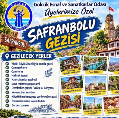 Gölcüklü Esnaf Bu Kez Safranbolu’yu Gezecek