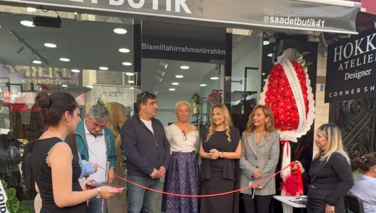 Saadet Butik Sanat Sokağı’nda açıldı