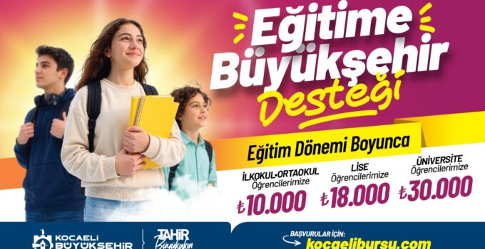 Büyükşehir’in eğitim desteğine başvurular başladı