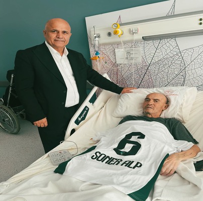 Recep Durul’dan Soner Alp’e Geçmiş Olsun Ziyareti