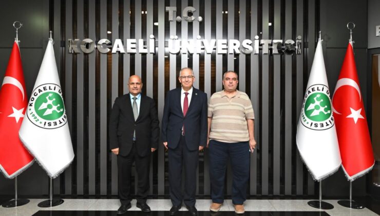Kocaelispor Başkanı Recep Durul’dan Rektör Cantürk’e ziyaret