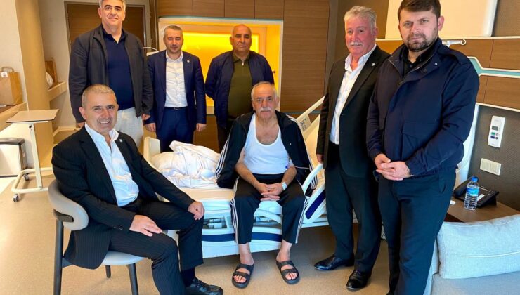 İYİ Parti Heyetinden Cumali Durmuş’a Geçmiş Olsun Ziyareti