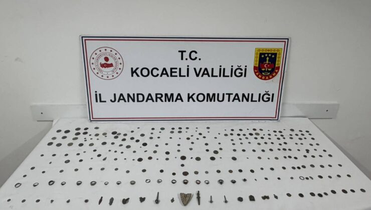 Kocaeli’de Tarihi Eser Operasyonu! 271 parça ele geçirildi