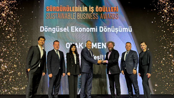 OYAK Çimento’ya Döngüsel Ekonomi Ödülü