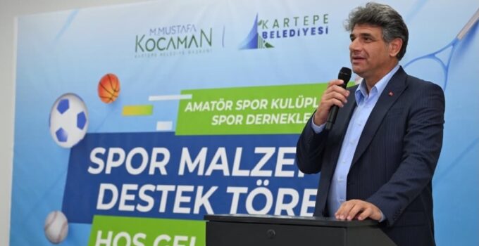 Kartepe’de amatör spora 3 milyon 350 bin Liralık destek