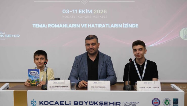 Kocaeli Kitap Fuarı’nda 9 yaşında bir yazar